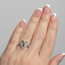 Load image into Gallery viewer, Angel wings sterling silver rings  sizes   3, 13, 14   (SS11)
