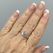 Load image into Gallery viewer, Swirl Sterling Silver ring sizes 12  SS201
