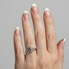 Load image into Gallery viewer, Om Sterling Silver rings  sizes  5, 6, 7   (SS63)
