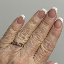 Load image into Gallery viewer, Infinity Sterling silver rings  sizes   3, 5, 6, 10.   (SS68)
