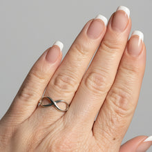 Load image into Gallery viewer, Infinity Sterling Silver rings  sizes  3, 5, 12   (SS7)
