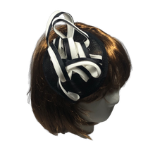 Load image into Gallery viewer, Stunning Black &amp; White Fascinator     (FS102)
