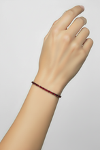 Load image into Gallery viewer, Red Rhinestone Adjustable Bracelet BR26
