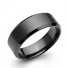 Load image into Gallery viewer, Stainless Steel Black Brushed ring. sizes 6, 7, 13   RW17
