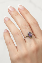 Load image into Gallery viewer, Sterling Silver Mystic Topaz gemstone ring. Size 3, 4, 5, 7, 8, 10, 11.  BR032
