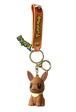 Load image into Gallery viewer, Eevee - Pokémon keyring.    Buy any 2 keyrings for $20    (CK127)
