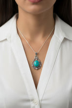 Load image into Gallery viewer, Turquoise sterling silver pendant PN29
