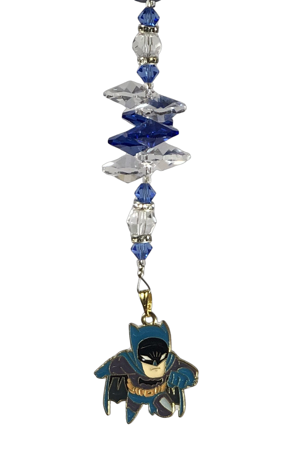 Batman - Marvel suncatcher, decorated with Lapis Lazuli gemstone