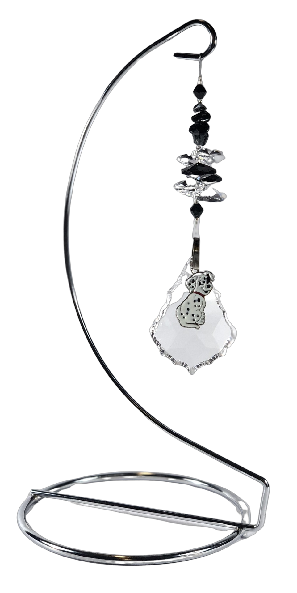 101 Dalmatians - Disney crystal suncatcher is decorated with snowflake obsidian gemstones and come on this amazing stand.