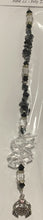Load image into Gallery viewer, Zodiac Cancer Crystal Suncatcher decorated with carnelian gemstones CH175
