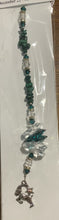 Load image into Gallery viewer, Zodiac Capricorn Crystal Suncatcher decorated with carnelian gemstones CH209
