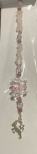 Load image into Gallery viewer, Zodiac Capricorn Crystal Suncatcher decorated with carnelian gemstones CH209

