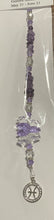 Load image into Gallery viewer, Zodiac Gemini Crystal Suncatcher decorated with Citrine gemstones CH194

