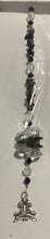 Load image into Gallery viewer, Zodiac Gemini Crystal Suncatcher decorated with Citrine gemstones CH194
