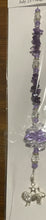 Load image into Gallery viewer, Zodiac Leo Crystal Suncatcher decorated with garnet gemstones CH180
