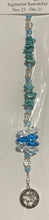 Load image into Gallery viewer, Zodiac Sagittarius Crystal Suncatcher decorated with Lapis Lazuli gemstones CH162
