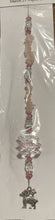 Load image into Gallery viewer, Zodiac Aries Crystal Suncatcher decorated with malachite gemstones CH201
