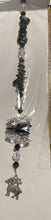 Load image into Gallery viewer, Zodiac Aries Crystal Suncatcher decorated with malachite gemstones CH201
