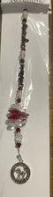 Load image into Gallery viewer, Zodiac Taurus Crystal Suncatcher decorated with rose quartz gemstones CH223
