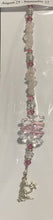 Load image into Gallery viewer, Zodiac Virgo Crystal Suncatcher decorated with malachite gemstones CH218

