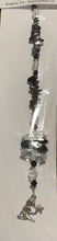 Load image into Gallery viewer, Zodiac Virgo Crystal Suncatcher decorated with malachite gemstones CH218
