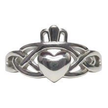Load image into Gallery viewer, Claddagh Sterling silver ring sizes    5 (CR05)
