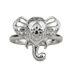Load image into Gallery viewer, Elephant sterling silver rings  sizes   4, 5, 12   (AS04)
