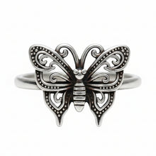 Load image into Gallery viewer, Sterling silver Butterfly ring.  Sizes 4, 7, 8, 9, 10. SD21
