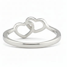 Load image into Gallery viewer, Hearts Sterling Silver ring 3, 5, 6.   (SS101)
