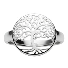 Load image into Gallery viewer, Tree of Life Sterling Silver rings   sizes  5, 6, 9, 12.     (SS10)
