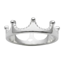 Load image into Gallery viewer, Crown sterling silver rings  sizes  5, 11   (BR2)
