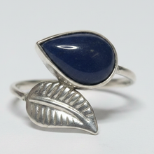Load image into Gallery viewer, Lapis Lazuli sterling silver ring size 9 (DC297)
