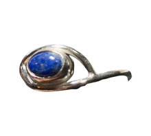 Load image into Gallery viewer, Lapis Lazuli Sterling silver ring sizes  8 1/2   (DC443)
