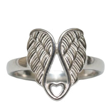 Load image into Gallery viewer, Angel wings sterling silver rings  sizes   3, 13, 14   (SS11)
