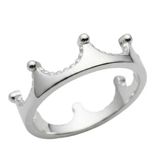 Load image into Gallery viewer, Crown sterling silver rings  sizes  5, 11   (BR2)
