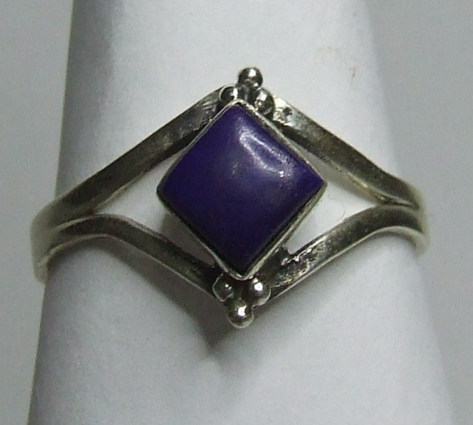 Lapis Lazuli sterling silver ring size   8, 10   (BR13)