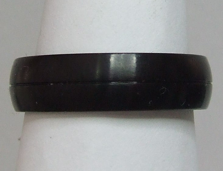 Black stainless steel ring size   7, 8, 10, 11, 13, 14, 15   (ST12)