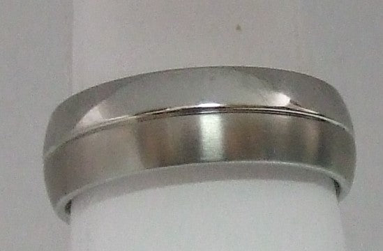 Silver stainless steel ring sizes 7, 12, 14  (ST4)