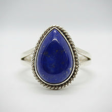 Load image into Gallery viewer, Lapis Lazuli sterling silver ring size  9   (AR13)
