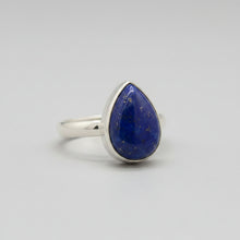 Load image into Gallery viewer, Lapis Lazuli sterling silver ring size  7   (AR53)
