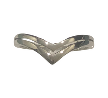 Load image into Gallery viewer, Sterling Silver V ring available in sizes    4 (SS26)
