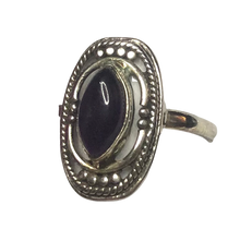 Load image into Gallery viewer, Amethyst Sterling silver ring size 8   (DC49)

