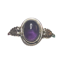 Load image into Gallery viewer, Amethyst Sterling Silver ring size 9  (DC334)
