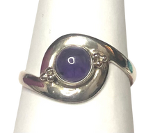 Load image into Gallery viewer, Amethyst Sterling Silver ring size 8  (DC238)
