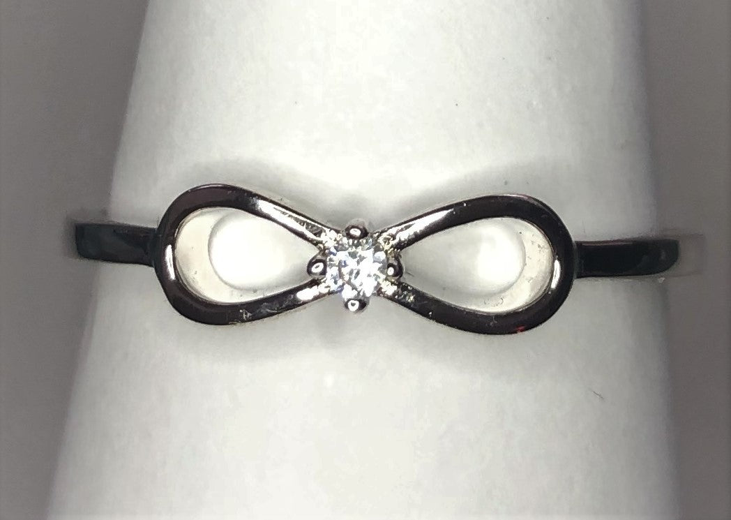 Infinity Sterling silver rings  sizes  4, 10, 11, 12   (SS68)