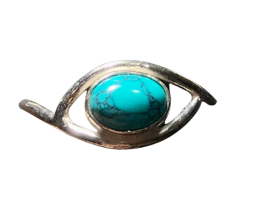 Turquoise Sterling silver ring 9    (DC423)