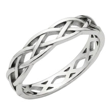 Load image into Gallery viewer, Celtic Sterling silver ring  sizes   5, 6  (AS12)
