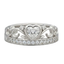 Load image into Gallery viewer, Tiara sterling silver rings  sizes 12, 13.    (AS03)
