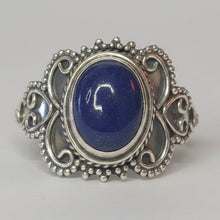 Load image into Gallery viewer, Lapis Lazuli sterling silver ring size 8   (AC43)
