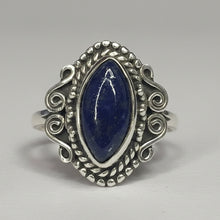 Load image into Gallery viewer, Lapis Lazuli sterling silver ring size 6  (AC78)
